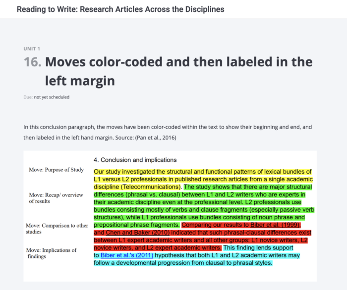 Reading to Write: Research Articles Across the Disciplines